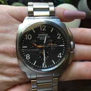 Shinola argonite Brakeman watch